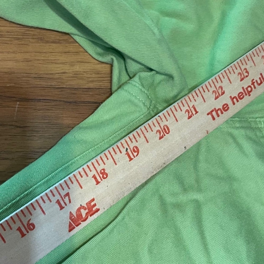 Lauren Ralph Lauren Jeans Womens 8 Green Straight Leg Pants 100% Cotton Mid Rise - Picture 5 of 6